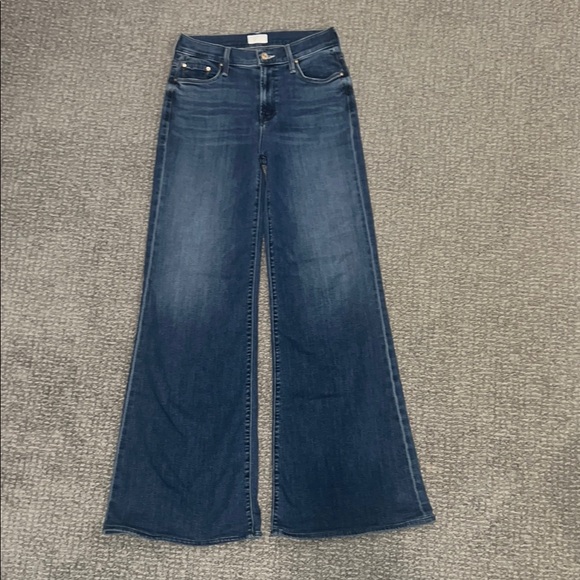 MOTHER Twister Sneak High Waist Flared Wide Leg - Size 25 - Picture 4 of 8